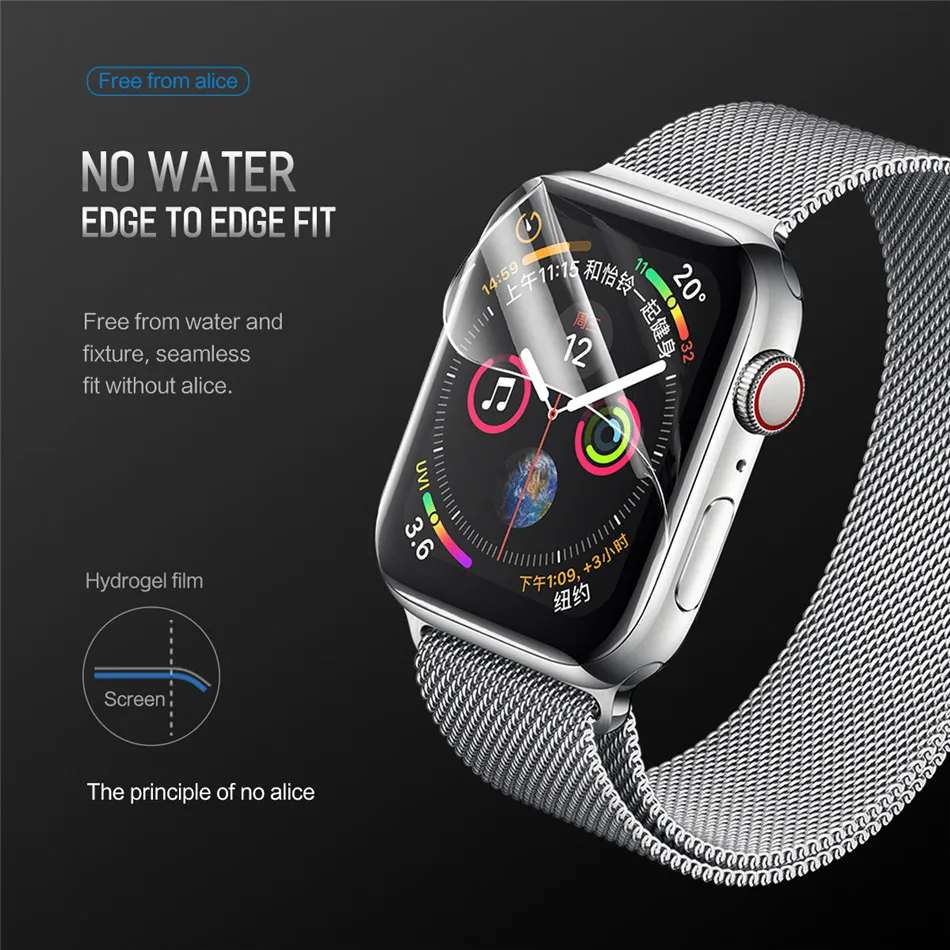 Rock 0.4mm Hydrogel Screen Protectors for iWatch Serise 406