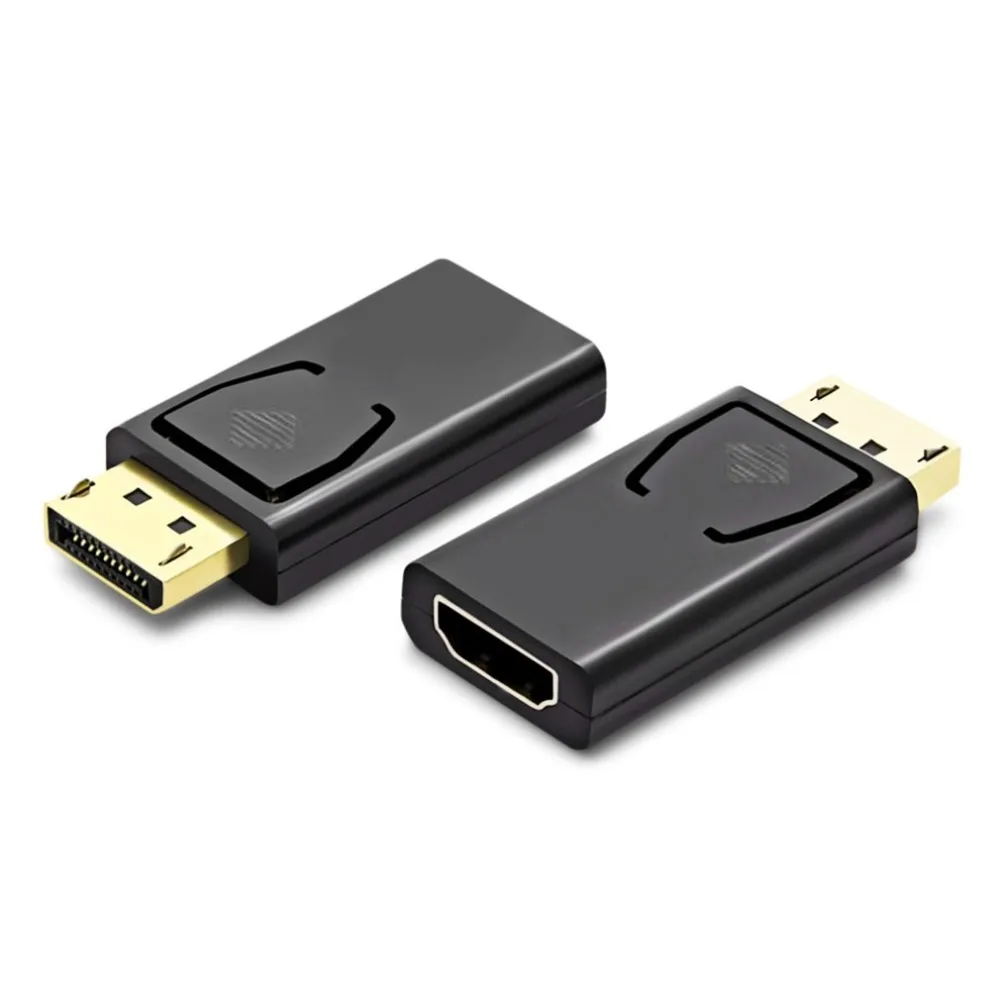 Onleny Mini display порт папа-папа HDMI конвертер 1080P DP к HDMI адаптер Позолоченный разъем ABS корпус Поддержка горячей вилки