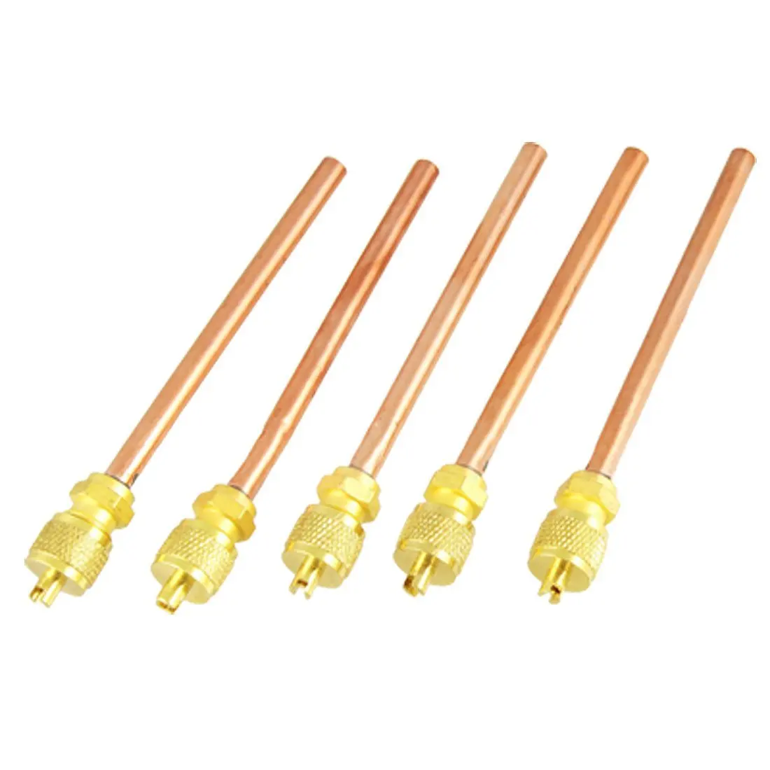 

MYLB-5 Pcs Air Conditioner Spare Part 6mm Copper Tube OD Filling Access Valve