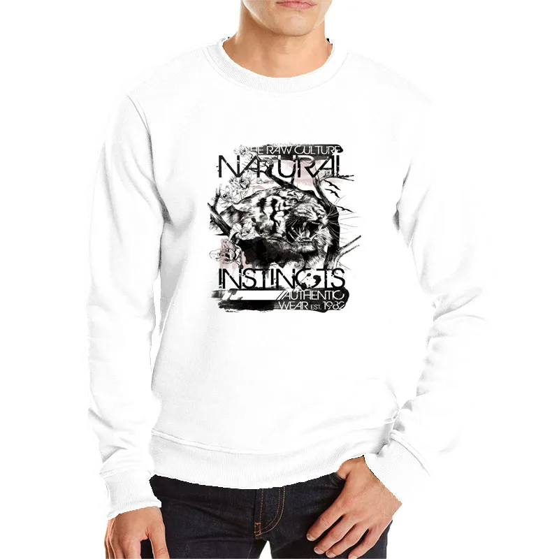 

Ferocious beast tiger hoodies long sleeve pullover sweatshirt cool animal printing hoodie men fashion tiger streetwear men