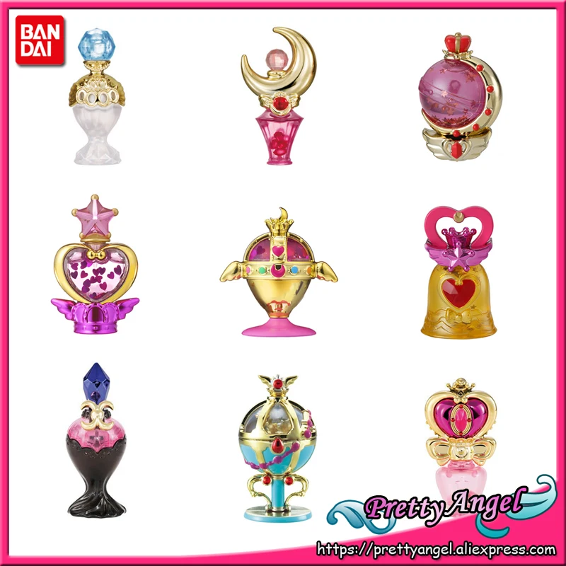 

PrettyAngel - Original Bandai Sailor Moon 20th Anniversary Gashapon Sailor Moon Prism Perfume Bottle Mini Figures