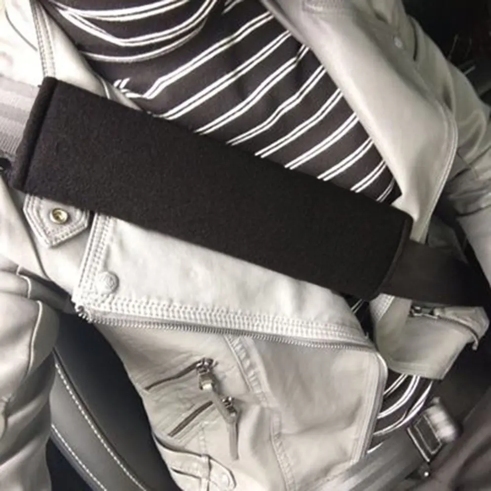 

Auto Car Seat Belt Cover Seat Shoulder Pad Cushion Strap Covers One Pair Breathable Seat Belt Shoulder Pads Covers for Car
