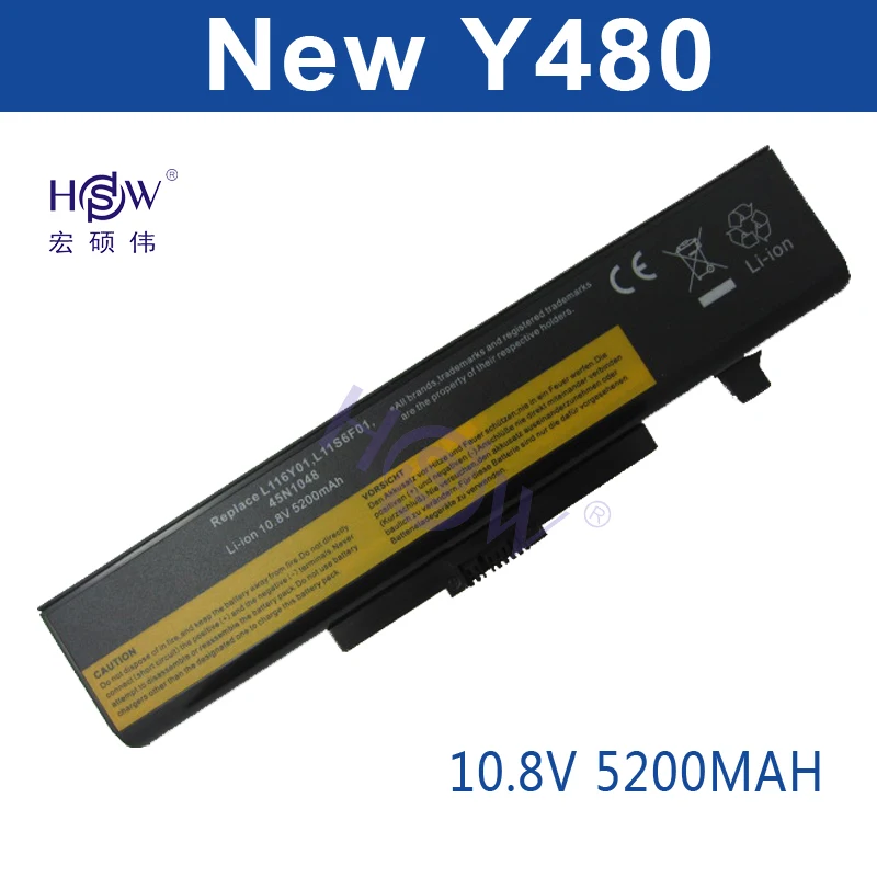 

GZSM laptop battery Y480 FOR LENOVO L11L6Y01 L11L6F01 L11M6Y01 L11N6R01 L11N6Y01 L11P6R01 L11S6F01 L11S6Y01 45N1048 battery