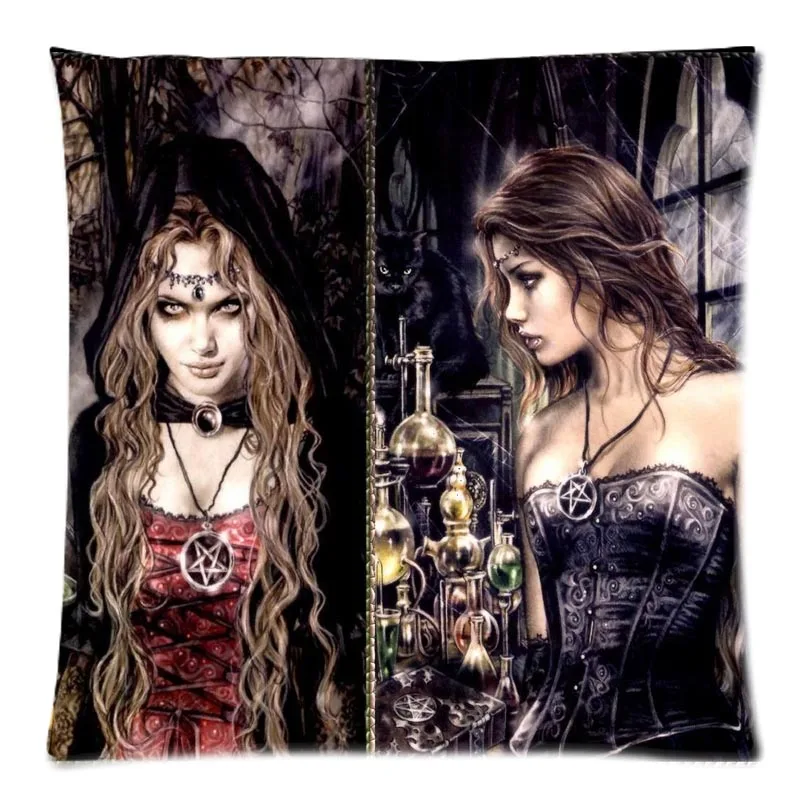 

Victoria Frances Vampire Cushion Cover Customized Throw Pillowcase Waist Pillow Cover Home Sofa Car Decor 45x45cm