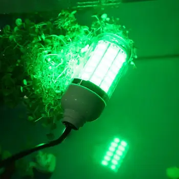 

DC 12V Green White Blue LED Fishing Light 15W LED Underwater Drop Submersible Lures Boat Lamp Lights for Attracting Fish