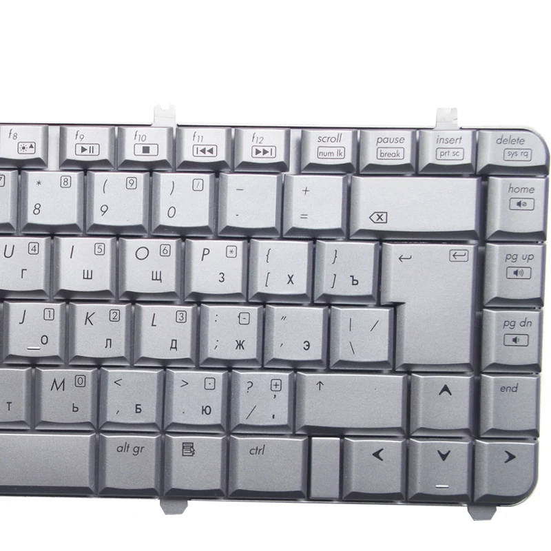  GZEELE New RU russian Laptop keyboard for HP Pavilion dv5 dv5-1000 DV5-1100 dv5t dv5z Silver 9J.N86