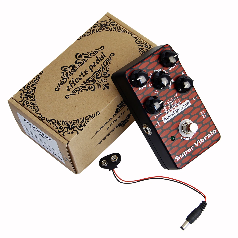 Звуковая мечта Super Vibrato цифровая педаль с 24 произвольной вибрацией|effects pedal|aural