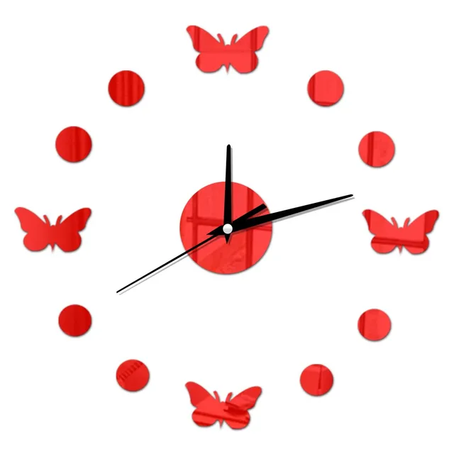 Erfly Dots Self Adhesive Home Decor Wall Clock Vintage Diy Erfly Dots Self Adhesive Home Decor Wall Clock Vintage Diy Kitchen Modern Decorative