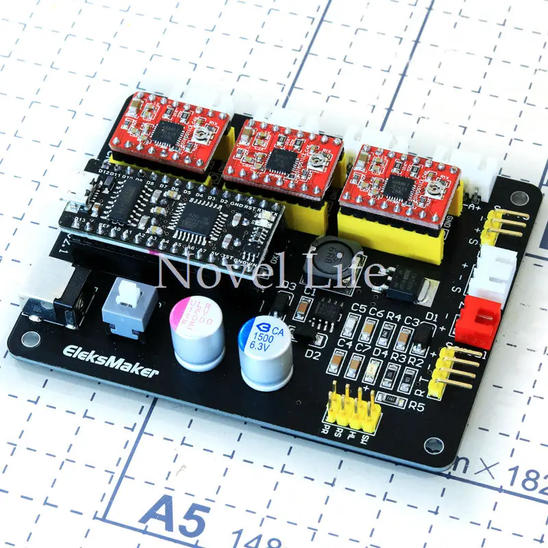 Elecksmaker  3 Axis Laser Engraver Controller Board 1