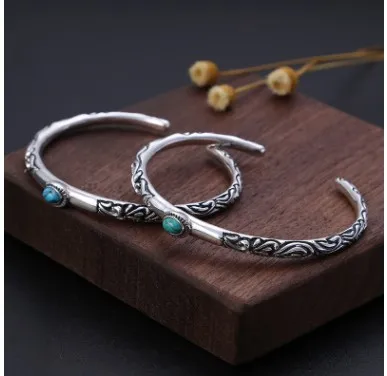 

bangles for women 100% real silver bangle arm bracelet 54mm
