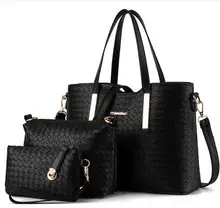 Alta Calidad 2017 Nuevas Nuevas mujeres famoso diseñador bolso marcas de lujo las mujeres bolsa conjunto medio de buena calidad bolso de las mujeres conjunto