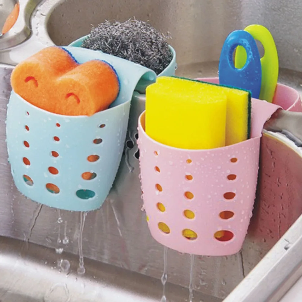 Губчатые щетки для мытья ванной комнаты, кухонной раковины, аккуратный держатель, сушилка для кухонных принадлежностей, мини кухонный органайзер для мытья ванной комнаты