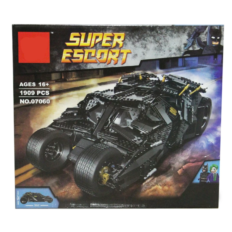 

Movie Super Hero Batman Armored Chariot Set Tumbler Cars Building Kit Blocks Toys for Children