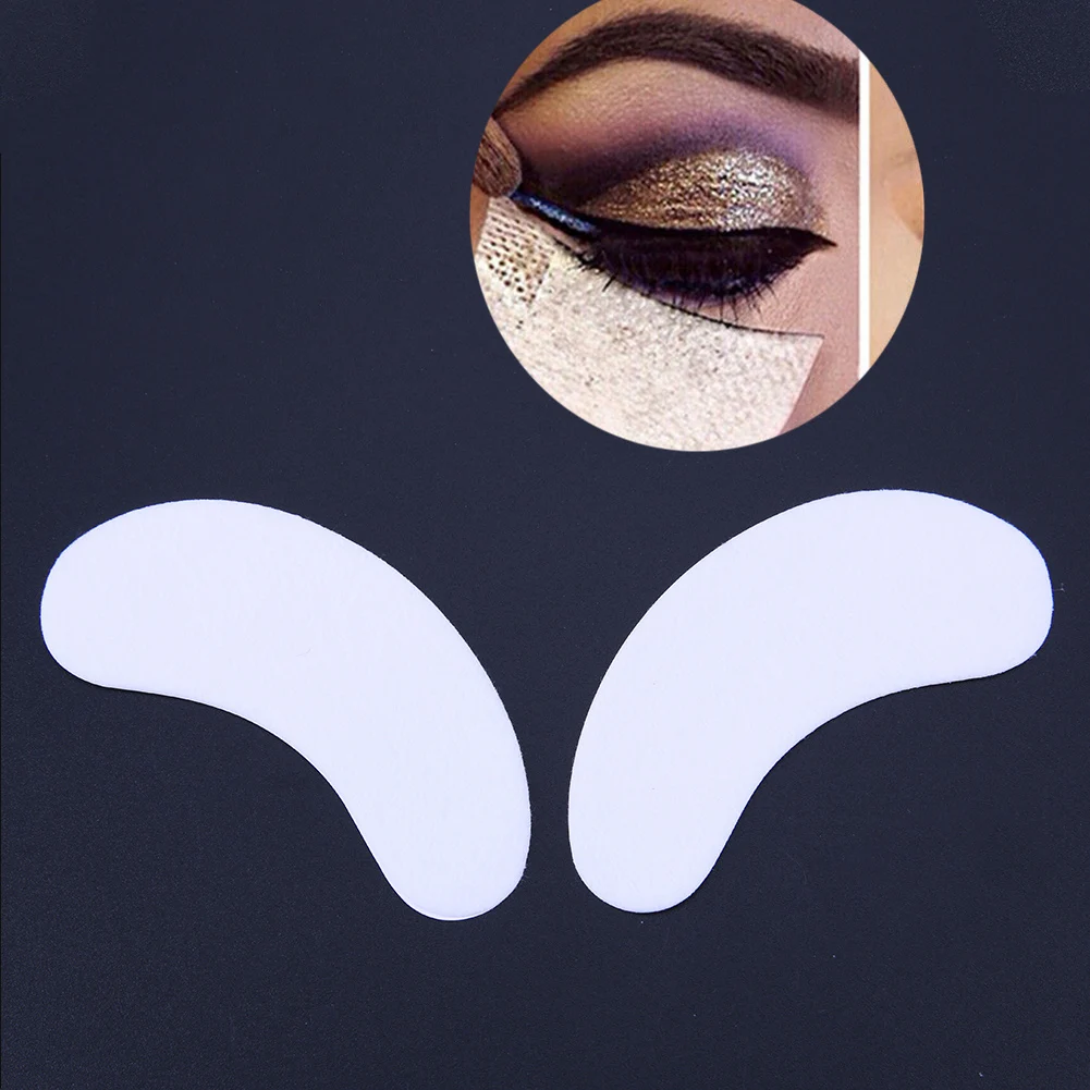 

10 Pairs Eye Pads Eyelash Extension Paper Patches Under Eye Tips Stickers Wraps Extension Eyelash Shields Patches Makeup Tools
