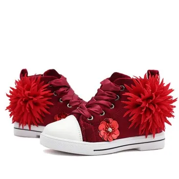 

Children Casual Shoes Children's Shoes girl's outdoor sport shoes size 27-37 floral solid PU fashion new 2018 wholesale