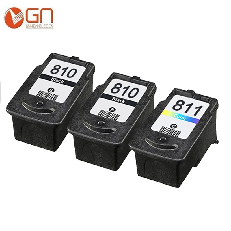 GN 3PK PG 810XL CL 811 Ink Cartridge For Canon PG 810 CL 811XL pg810
