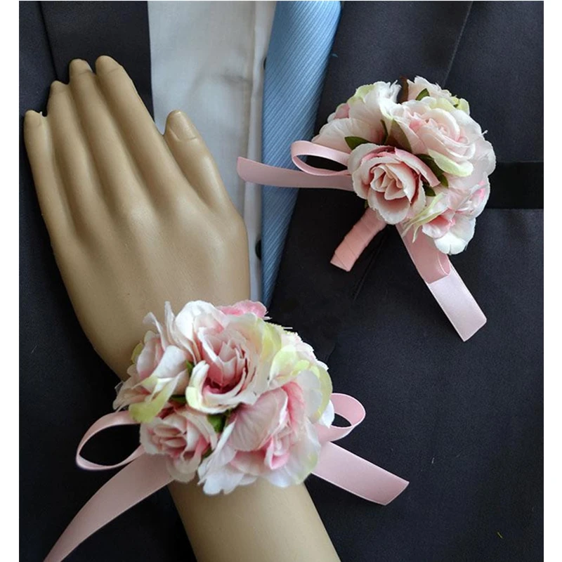Buy Handmade Wedding Corsages Groom Boutonniere Bride