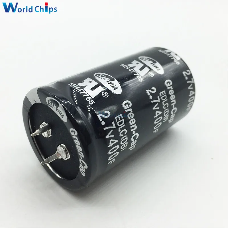 2 7 в 400F 60*36 мм 2.7V400F 60x36 супер фарад конденсатор низкая ESR высокая частота Ultracapacitor