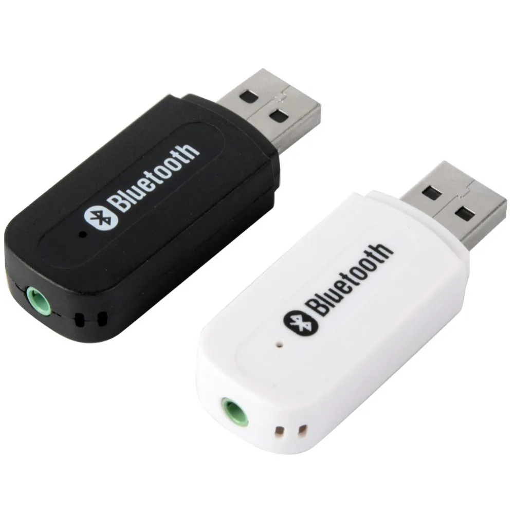 1pcs New USB Speaker Stereo Music Audio Bluetooth Receiver Wireless Speaker Adapter Blackin