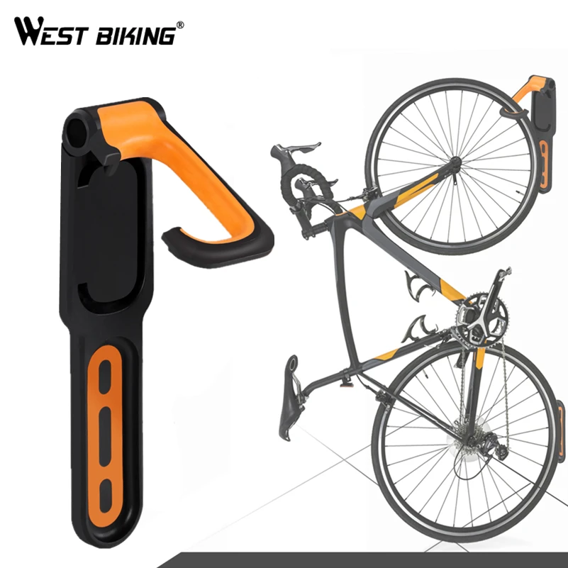 

WEST BIKING Bike Wall Stand Holder Mount Max 18kg Capacity Garage Bicycle Storage Wall Rack Stands Hanger Hook