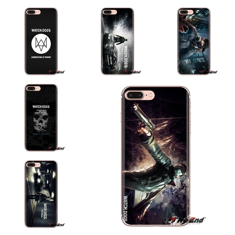 Прозрачные мягкие чехлы для iPod Touch Apple iPhone 4 4S 5 5S SE 5C 6 6S 7 8 X XR XS Plus MAX Watch Dogs PC adventure video