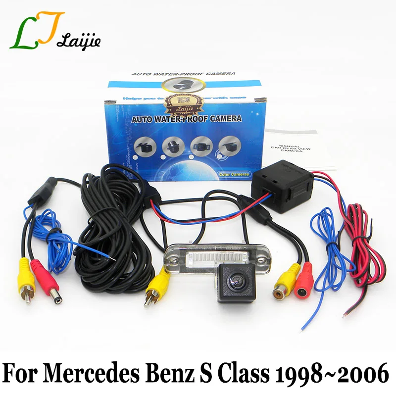 Beste Laijie Draadloze Auto Achteruitrijcamera Voor Mercedes Benz S Klasse W220 1998 ~ 2006 Auto Omkeren Parking Camera HD CCD NTSC PAL