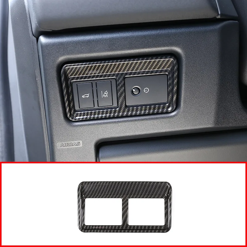 

For Land Rover Discovery Sport Car Accessories ABS Chrome Interior Tail Door Switch Frame Cover Trim 2015 2016 2017