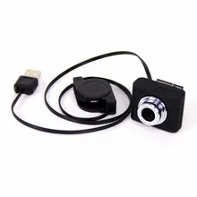 

Webcam 101 Notebook Laptop PC High Definition USB Retractable Cable 5M Clip Webcam Web Camera Laptop filmadora