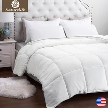 Naturelife Warm New Full Filling Duvet High Quality White Down Duet Breathable down Comforter edredom futon
