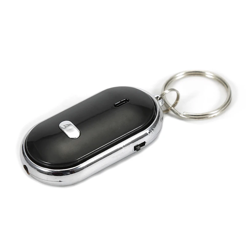 

High Quality Mini anti-lost smart bluetooth tracker LED Key Finder Locator Key chain Whistle Sound Control car styling