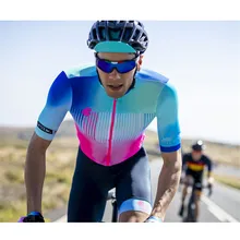 2019 new style men cycling jersey set UCI pro team jersey summer pink women triathlon suit Outdoor sports bike clothes custom