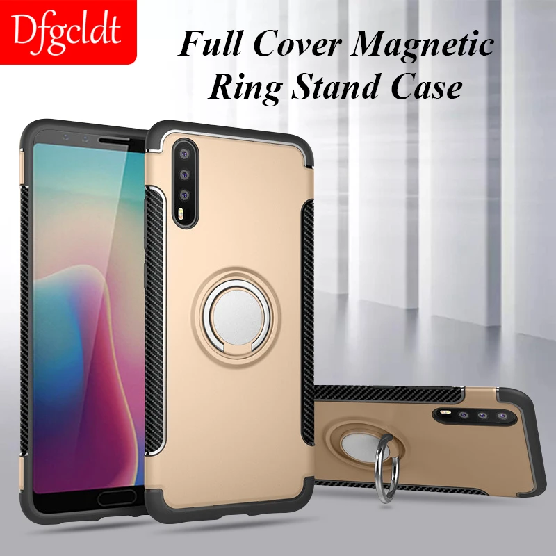 

Magnetic Ring Stand Case for Huawei P9 P10 P20 Pro Plus Lite Full Cover Case for Nova 2 2i 2s 2 Plus 3 3e 3i Note 10 Y9 2019 G10