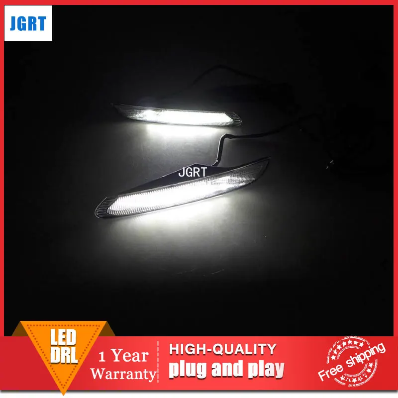 car styling 2012 2013 For Peugeot 408 LED DRL For 408 led fog lamps ...