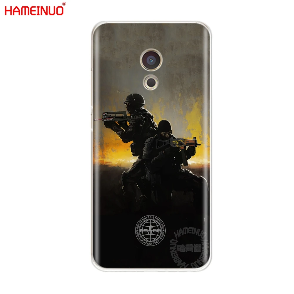Крышка HAMEINUO Counter Strike cs go для Meizu M6 M5 M5S M2 M3 M3S MX4 MX5 MX6 PRO 6 5 U10 U20 note plus|Бамперы| |