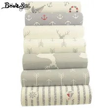 Booksew хлопчатобумажная ткань Telas Por Metro серая Серия 6 шт. 40 см x 50 см краситель материал одеяла DIY кукла лоскутное покрытие Подушка Tissu