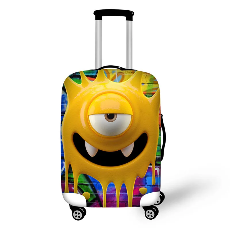 Cartoon Print Travel Accessories Suitcase Protective Covers 18-32 Inch Elastic Luggage Dust Cover Case Stretchable Cartoon Print Travel Accessories Suitcase Protective Covers 18-32 Inch Elastic Luggage Dust Cover Case Stretchable