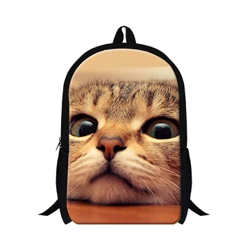 

Dispalang Cat Kids Backpack Animal Print School Bag For Teenage Girls Student Travel Shoulder Bag Cat and Mouse Cartoon Book Bag