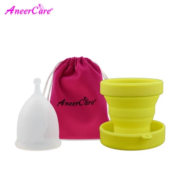 

1 Pcs Lady Menstrual Cup Sterilizer Collector Menstrual for lady Copa Menstrual Cup 100% Menstrual Silicone Medica Woman Cup