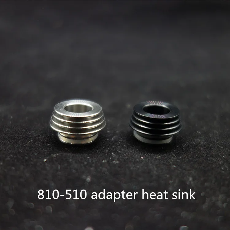 1pc 2pc 810 to 510 heat sink adapter metal drip tip convertor for tfv8 tfv12 atomizer