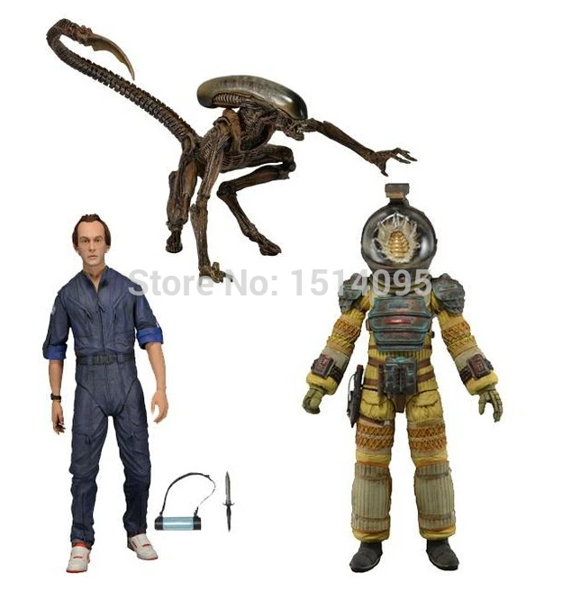 NECA Alien VS Predator KANE DOG ALIEN BISHOP ПВХ фигурка Коллекция Модель игрушки " 18 см