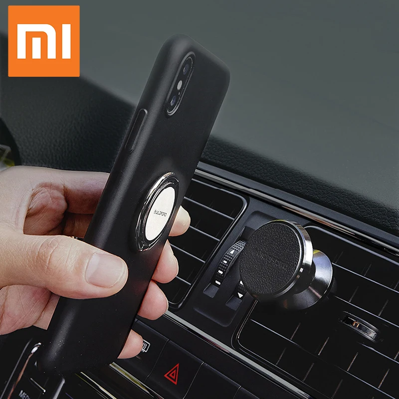 

Original Xiaomi MI car phone holder set Mobile phone ring stents navigation bracket Magnetic suction stents 360 degree rotation