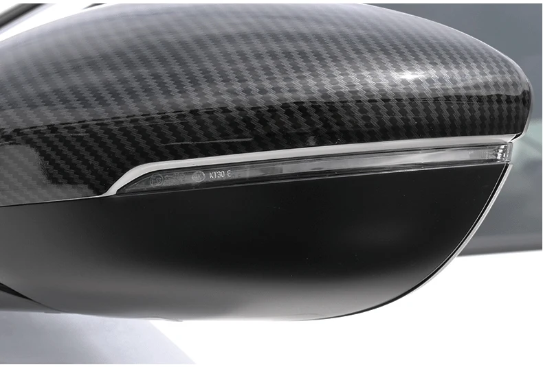 Карбоновая накладка на зеркало заднего вида автомобиля боковая шапка с декором "крылья" оболочка Отделка Внешний хромированный Стайлинг для Honda Accord 10th аксессуары