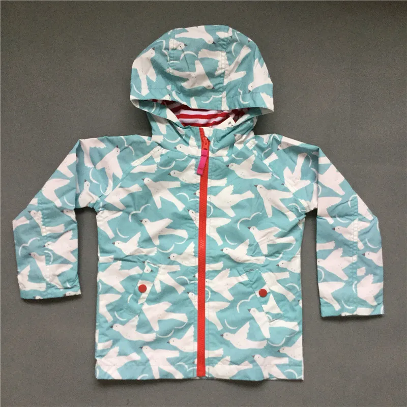 Весенняя Осенняя детская верхняя одежда детская спортивная одежда двухслойные водонепроницаемые и ветрозащитные куртки для девочек для 2-8 2 цвета