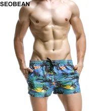 SEOBEAN кокосовые деревья Мужская купальная одежда, шорты, сексуальные Sunga Masculina мужские плавки мужские трусы спортивные мужские купальники пляжные 366