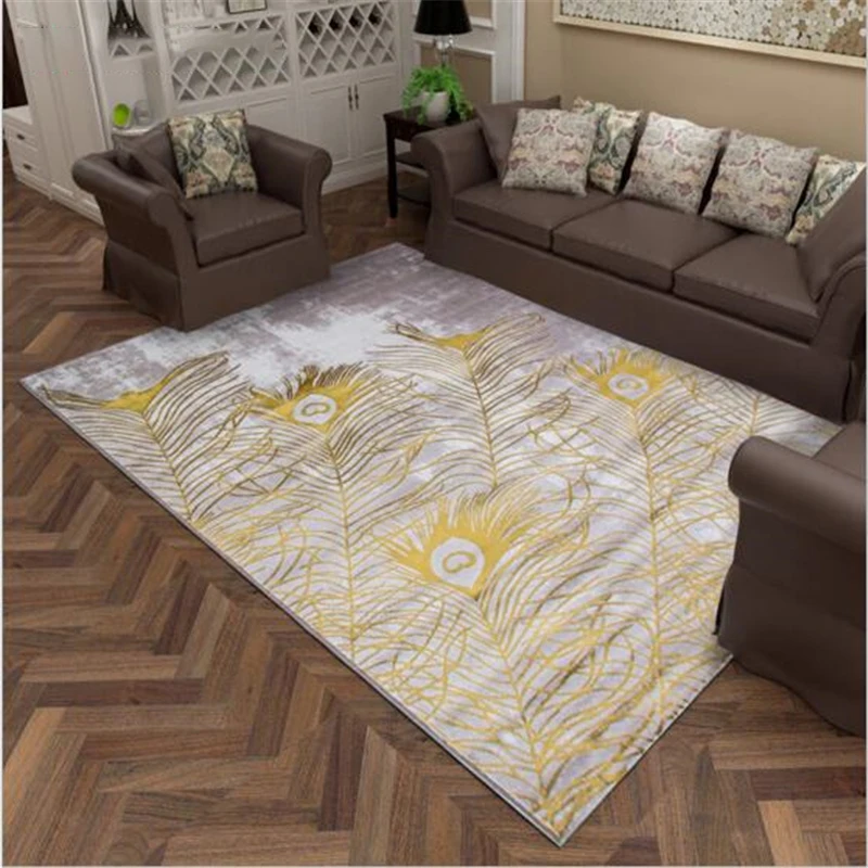 Полипропиленовый и хлопковый светильник, Европейский стиль, большие ковры для гостиной, спальни, мягкий более толстый ковер, коврик для дома