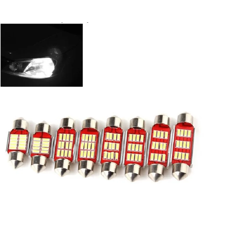 1pcs Led Car Reading Light Bulb Kit Universal 31mm 36mm 39mm 42m Super