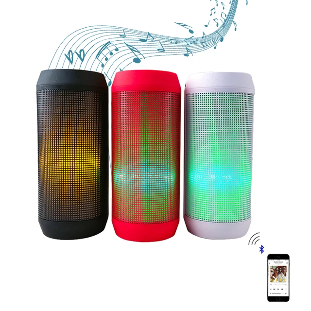 Buy Wireless Bluetooth Speaker Portable LED Flashing Light Sound Box Subwoofer