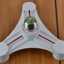 1 E27 до 3 три E27 сплиттер основание светодиодной лампочки держатель лампы 3 в 1 E27 переходник для цоколя конвертер для света