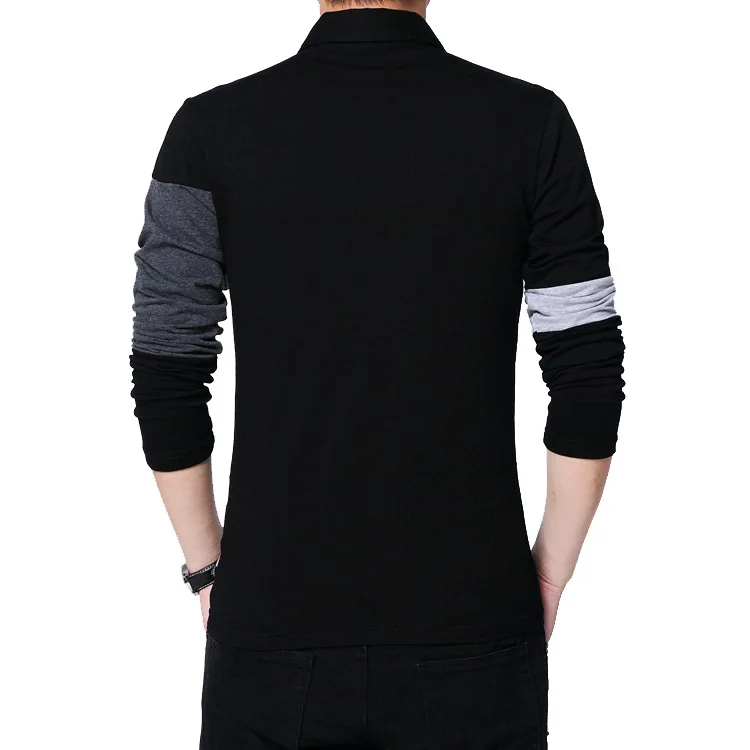 Design New Men s Brand Polo Shirt Long Sleeves Fashion Spring Autumn Clothes Plus Asian Size M-3XL 4XL 5XL