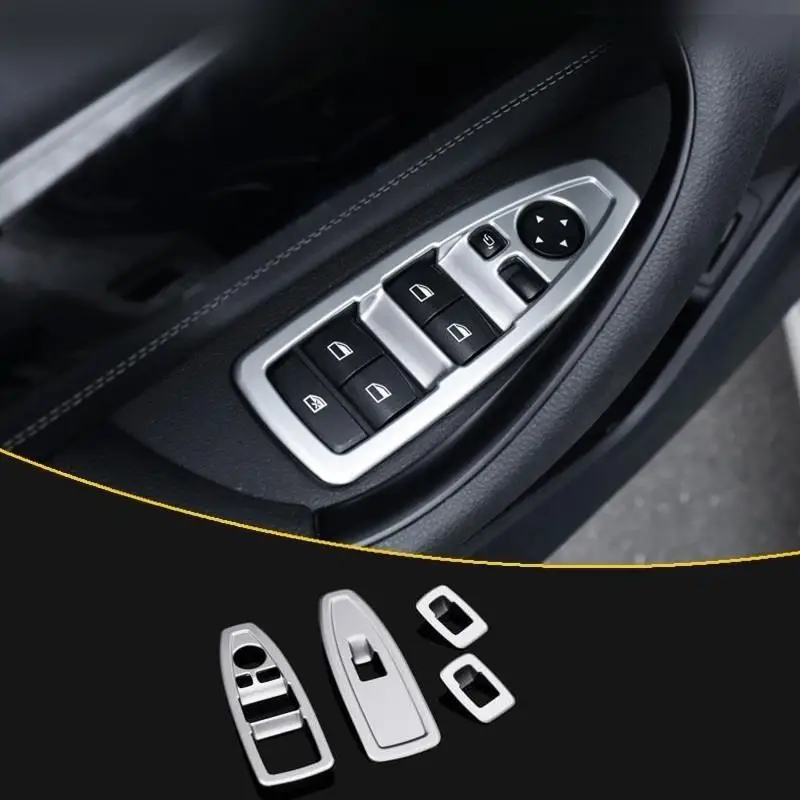

Modified Automobile Cup Window Air Conditioner Interior High-grade Covers Trim Protecter Bright 16 17 18 19 FOR BMW X1 Series